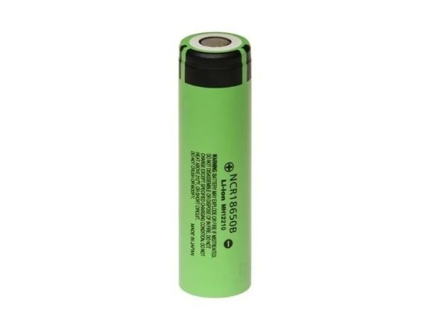 &u+ BATERIA PILA RECARGABLES 18650 VERDE 3400 MAH SIN TETON 3,7V